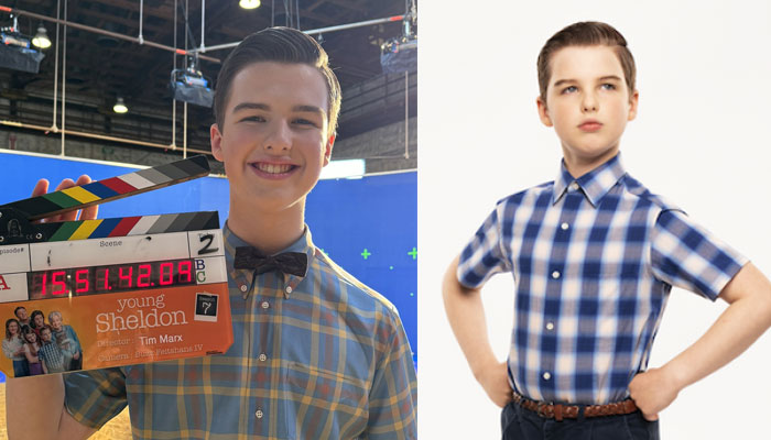 Iain Armitage takes trip down memory lane on final day of Young Sheldon shoot