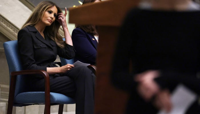 In private, she has called the proceedings a disgrace, Melania Trump says. — AFP