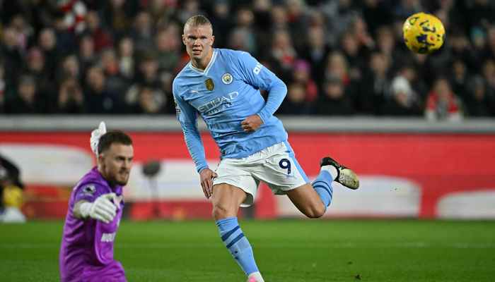 Manchester City’s Erling Haaland is the fastest climbing player. — AFP/File