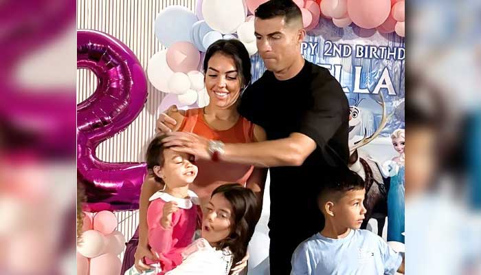 Ronaldo pens heartfelt tribute for daughter Bella. — X/@lovewithgeorgina.7/File