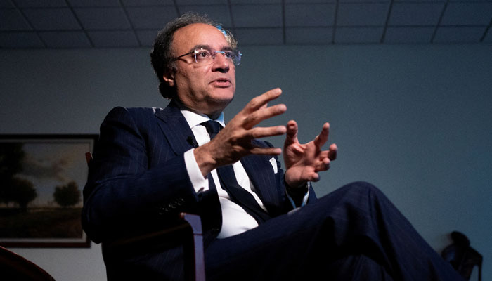 Finance Minister Muhammad Aurangzeb in an interview with Reuters during the G20 Finance Ministers and Central Bank Governors Meeting at the IMF and World Bank’s 2024 annual Spring Meetings in Washington, US, April 18, 2024. — Reuters