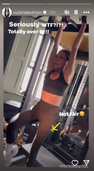 Victoria Beckham shows off workout routine despite foot injury