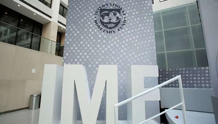 International Monetary Fund logo is seen inside the headquarters at the end of the IMF/World Bank annual meetings in Washington, US, October 9, 2016. — Reuters