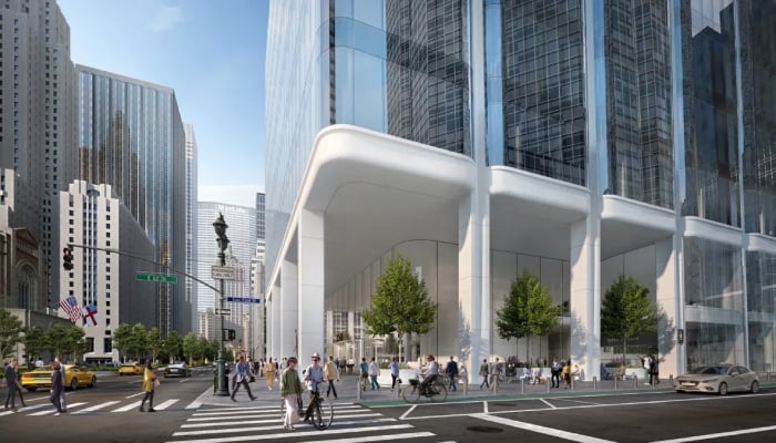 New NY skyscraper to be designed by architects Foster + Partners. — CNN via Foster + Partners