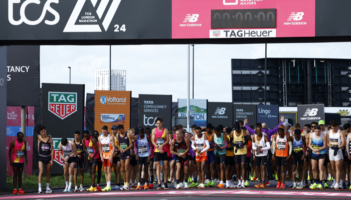 Thousands of people ran in the London Marathon with inspirational stories on April 21, 2024. — Reuters