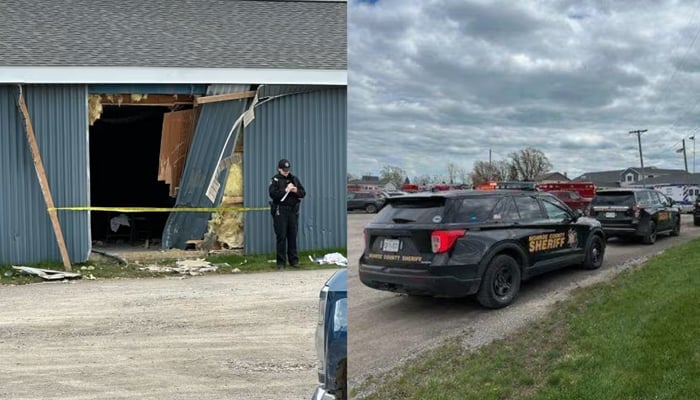 As the car hit building, panic was triggered in Swan Boat Club. — Shane Neckel via Click on Detroit
