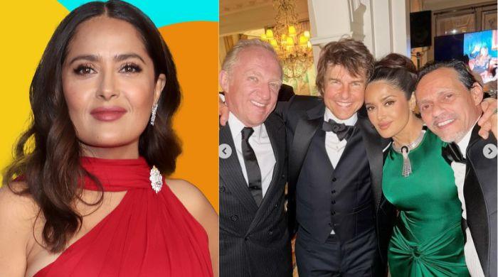 Salma Hayek drops photos from Victoria Beckham’s fun birthday party Salma Hayek drops photos from Victoria Beckham’s fun birthday party