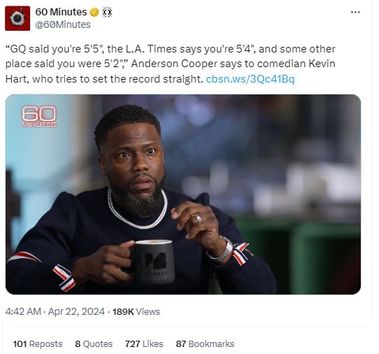 Kevin Hart slams speculations about his height
