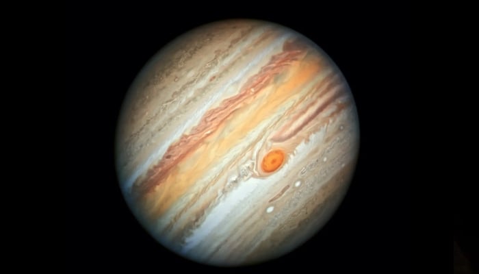 Jupiter has 95 officially recognised moons. — Nasa/ESA/A Simon (Goddard Space Flight Center)/MH Wong (University Of California, Berkeley)