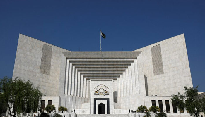 A general view of the Supreme Court of building in Islamabad on April 4, 2022. — Reuters