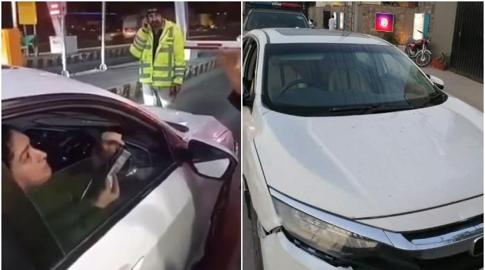 Woman driver 'booked, arrested' for running over Motorway cop in Rawalpindi