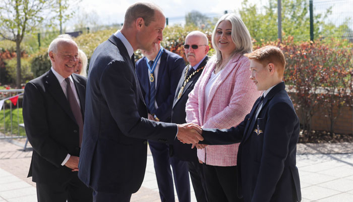 Prince William makes first public appearance after new title