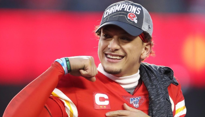 Patrick Mahomes is married to Brittany Mahomes. The Australian/File