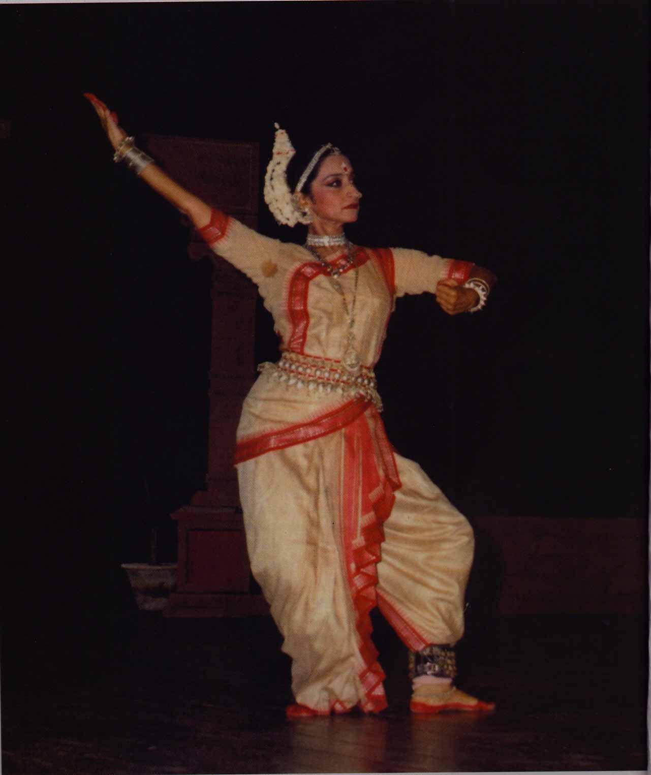 Sheema Kermani performs Indian classical dance steps in this photo from her archives. — Photo provided by Sheema Kermani