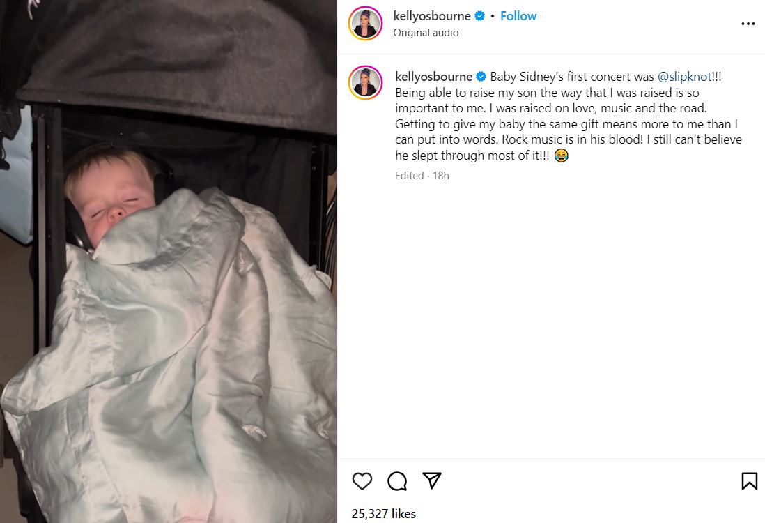 Kelly Osbourne and son, Sidney spend quality time together