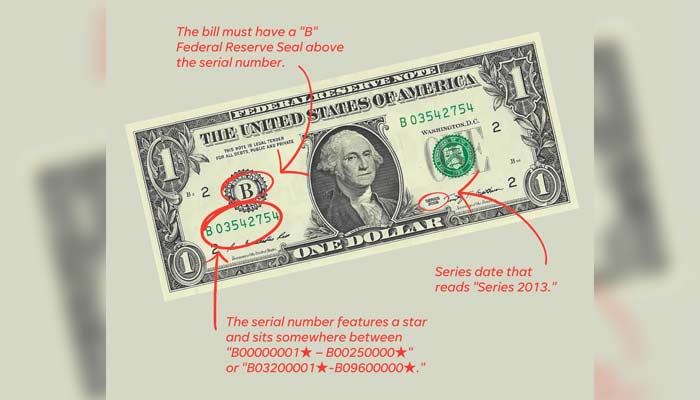 One US dollar bills may be worth $150,000. — Instagram/@usatoday