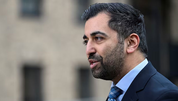Scotlands First Minister Humza Yousaf visits Hillcrest Homes housing development in Dundee, Scotland, Britain, April 26, 2024. — Reuters