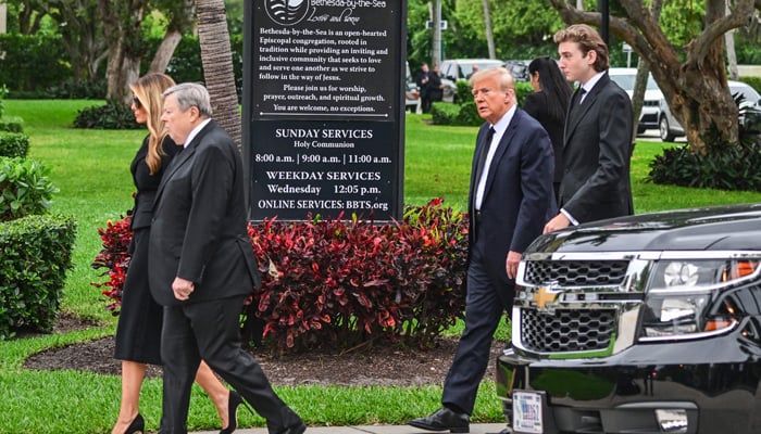 Melania Trump plans to continue her life with their son Barron Trump. — AFP