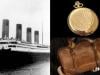 Who were owners of gold pocket watch, violin bag sold at Titanic auction?