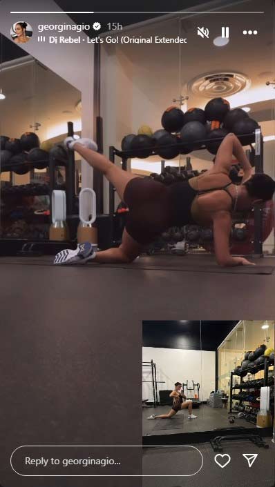 Georgina Rodriguez hits gym after Cristiano Ronaldo's Al Nassr action