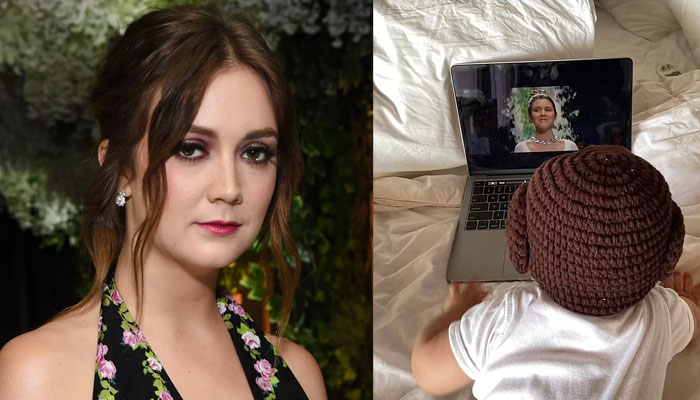 Billie Lourd passes down 'Star Wars' legacy to her son