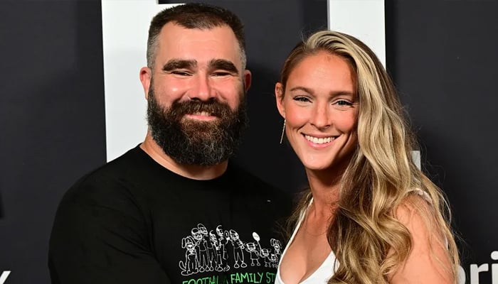 Jason Kelce reveals his 'late' anniversary gift to wife Kylie