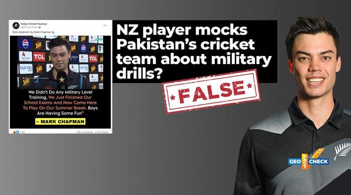 Fact-check: False quote about Pakistan cricket team attributed to sportsman Mark Chapman