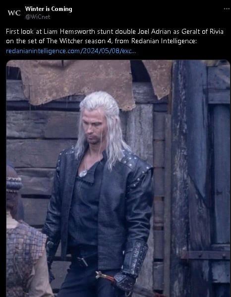 Liam Hemsworth sports new Geralt outfit in 'The Witcher': First look