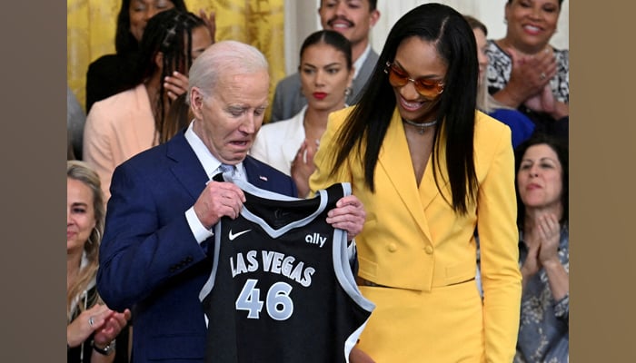 President Joe Biden makes blunder amid hosting WNBA Las Vegas Aces