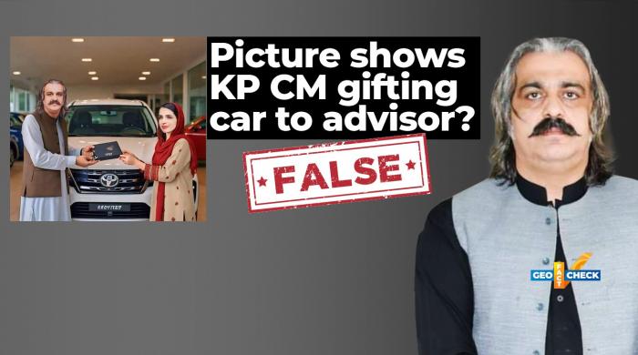 Fact-check: Does picture show KP CM handing over a car to his adviser?