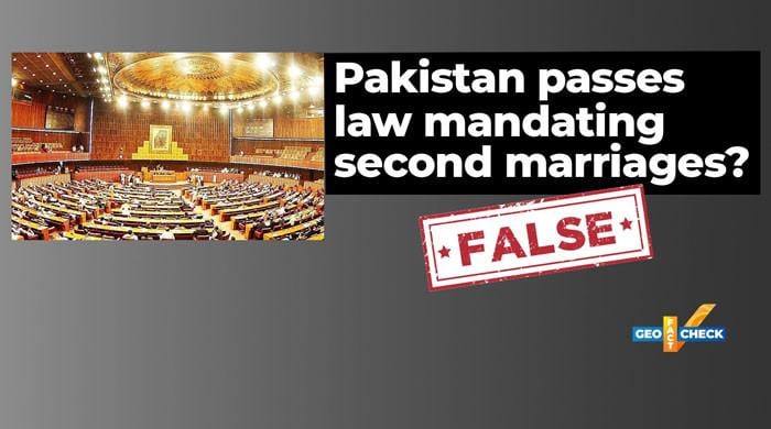Fact-check: No law passed on mandatory second marriage in Pakistan - Vimarsana News