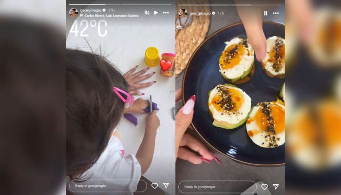 Cristiano Ronaldos girlfriend gives peek into playtime with daughter