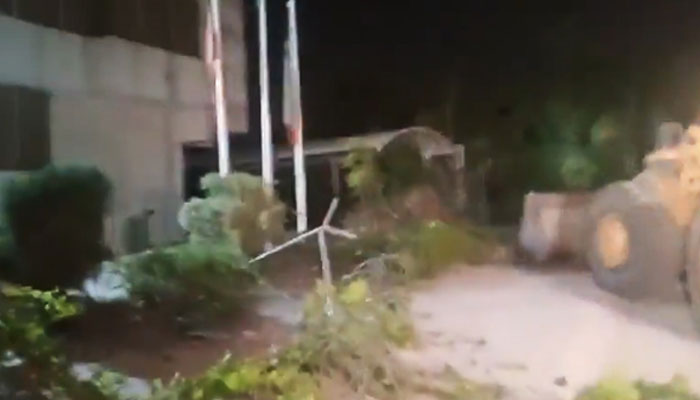 PTI Central Secretariats portion in Islamabad demolished over violation