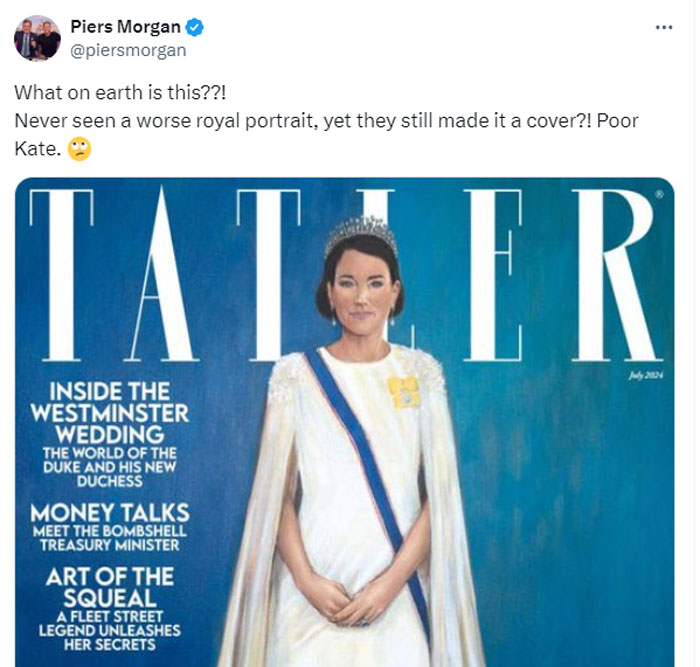Piers Morgan finally breaks silence on Kate Middletons latest portrait