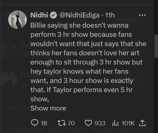 Billie Eilish draws the wrath of Swifties once again: Find out why
