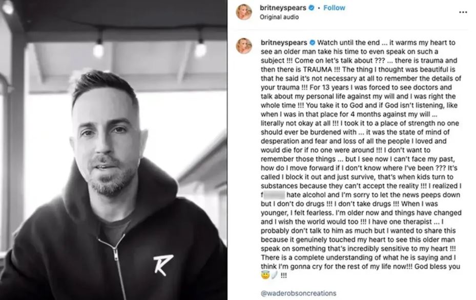 Britney Spears voices support for self-compassion and healing