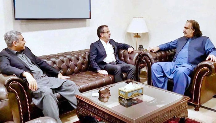 CM Gandapur holds talks with federal ministers, briefs Imran Khan on SIFC meeting
