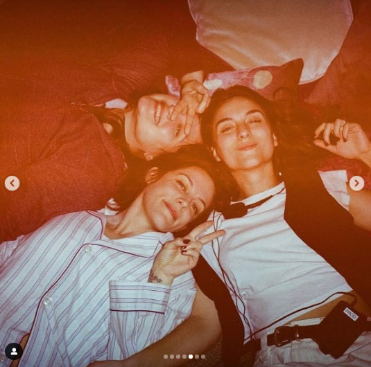 Riley Keough celebrates her big day with Under the Bridge cast