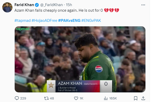 PAK vs ENG: Babar Azam blames middle-order for series loss
