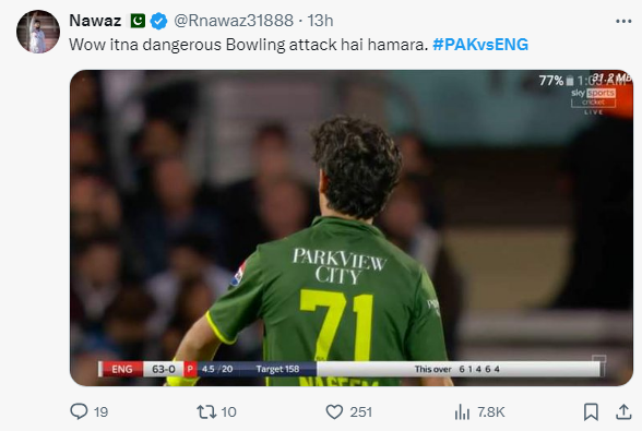 PAK vs ENG: Babar Azam blames middle-order for series loss