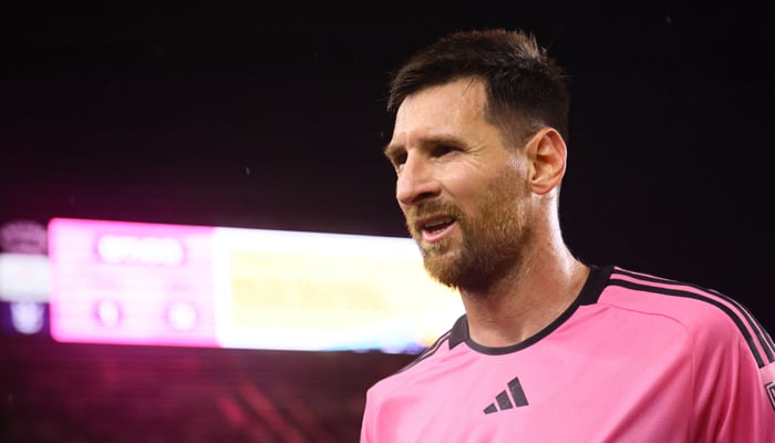 Is Lionel Messi playing against St Louis CITY?
