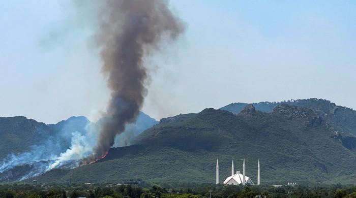 Another fire on Margalla Hills doused as heatwave sweeps Pakistan