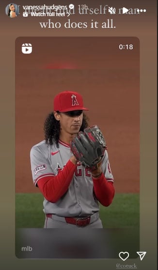 Vanessa Hudgens drools over husband Cole Tuckers pitching debut