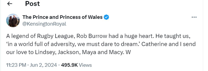 Prince William shares major update on Kate Middletons health