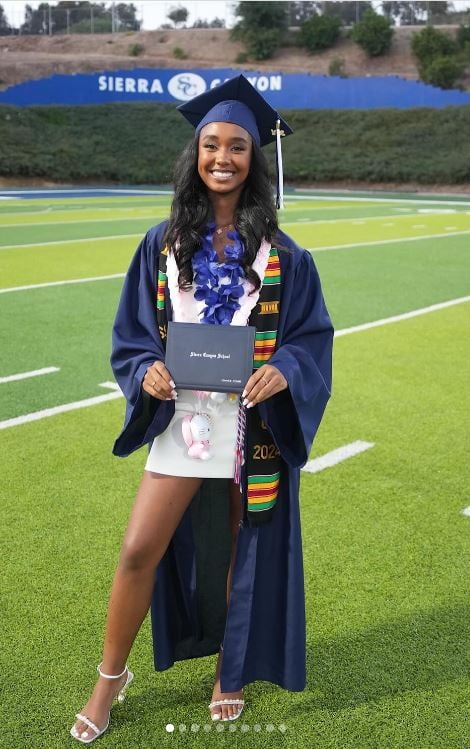 Fans support Sean Diddy Combs daughters graduation amid legal drama