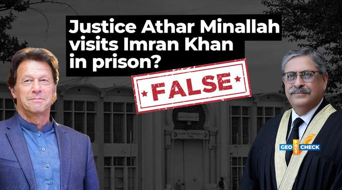 Fact-check: Justice Athar Minallah did not visit Imran Khan in prison