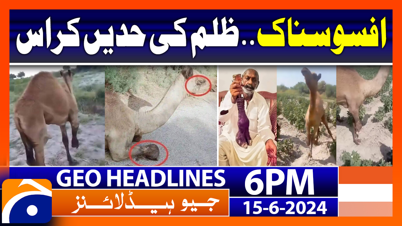 Geo News 6 PM Headlines | 15 June 2024