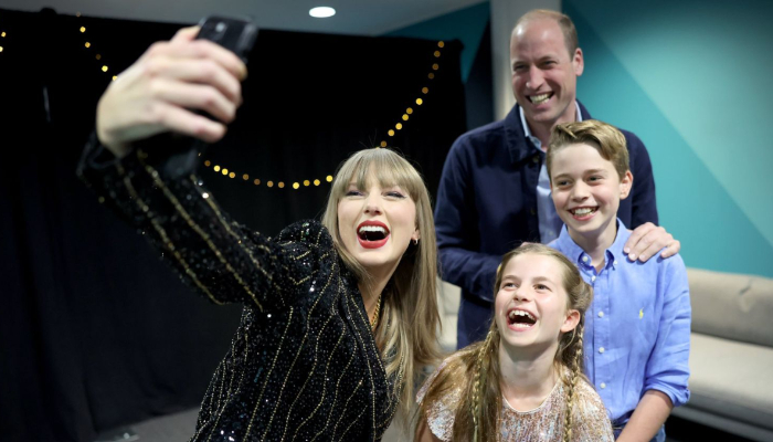 Prince William enjoyed the Taylor Swift concert with kids Prince George and Princess Charlotte