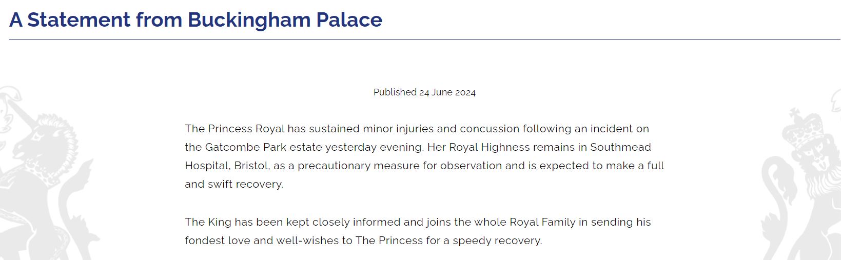 Real reason behind Princess Annes hospitalization explained