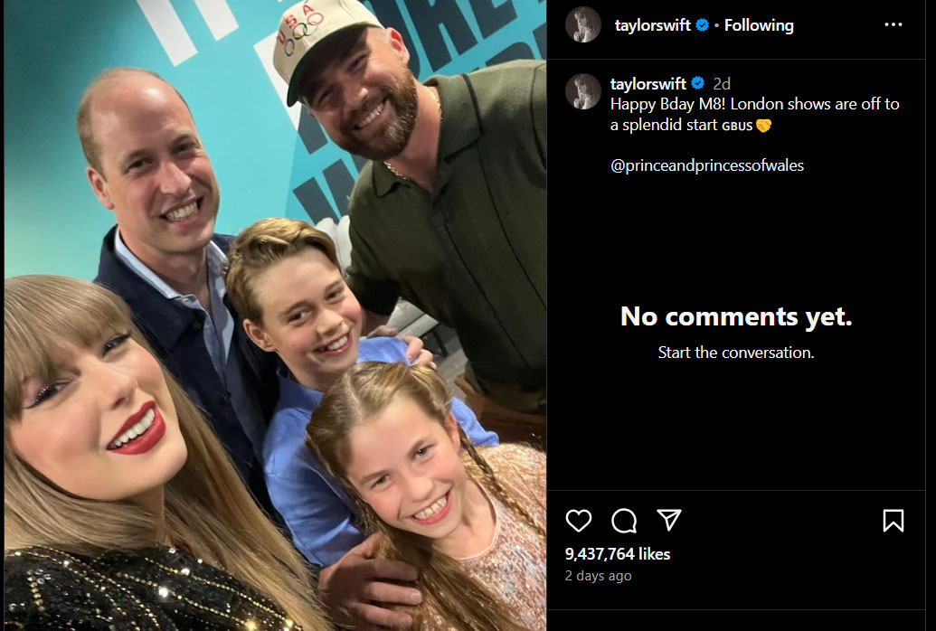 Taylor Swift reacts to Hugh Grant high praise of Eras Tour
